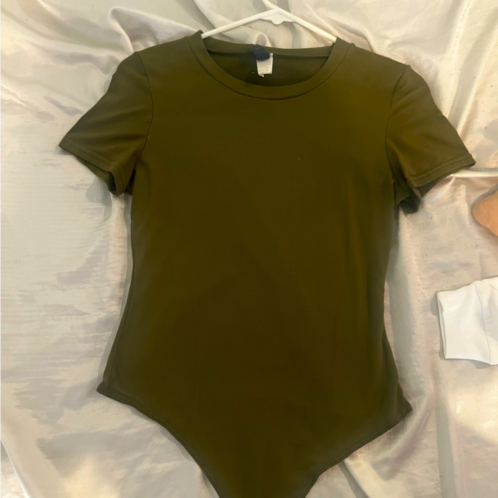Olive Green Bodysuit